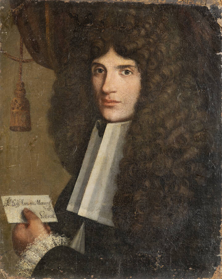 PITTORE ANONIMO DEL XVIII SECOLO - 'Ritratto virile'