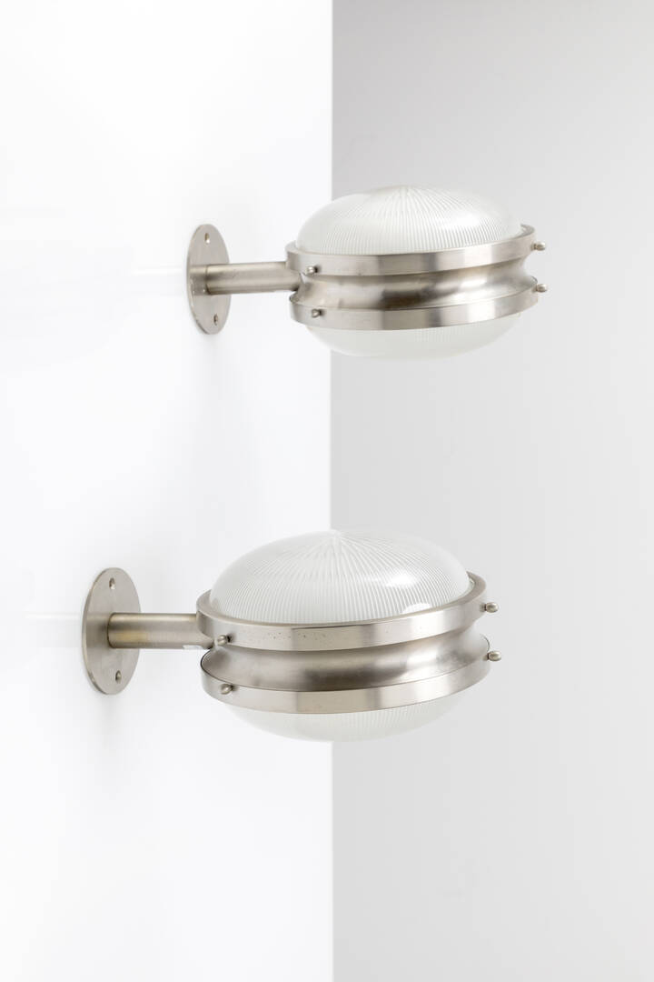 SERGIO MAZZA - Coppia di lampade a parete della serie Gamma C