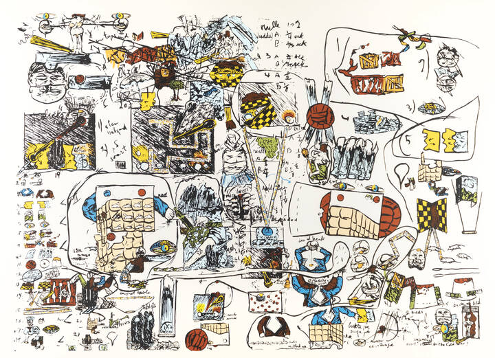 OYVIND FAHLSTROM - 'Senza titolo' 1976