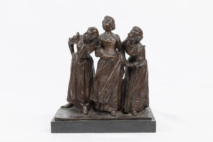 SCULTORE ANONIMO FINE XIX SECOLO - 'Donne'<br>