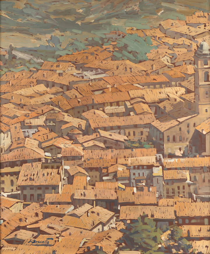 SILVIO BRUNETTO - 'Città rinascimentale' 1973