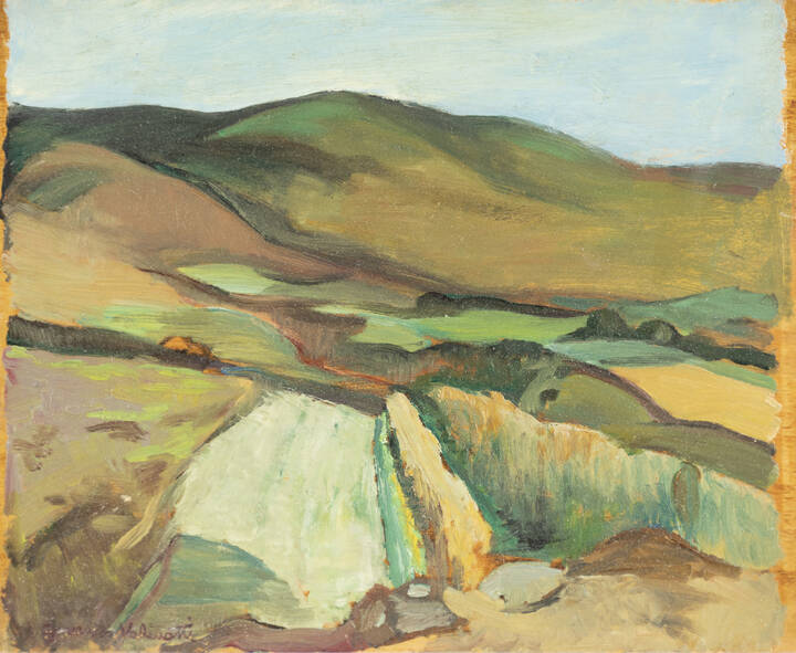 DOMENICO VALINOTTI - 'Paesaggio' primi decenni del '900