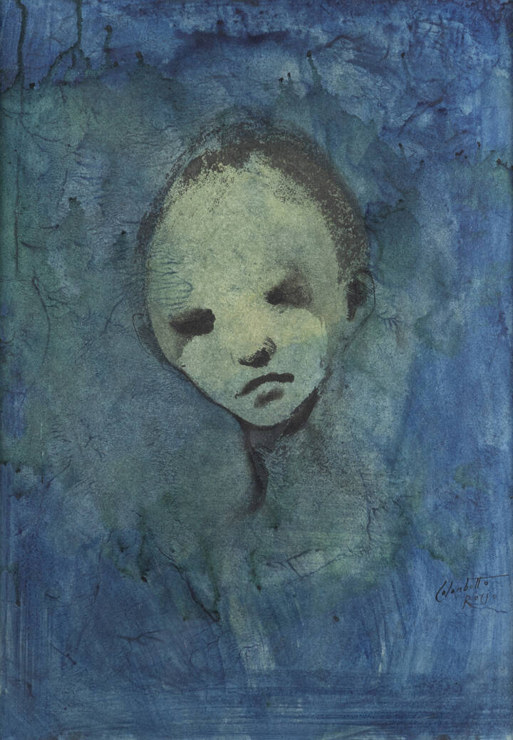 ENRICO COLOMBOTTO ROSSO - 'Volto blu'