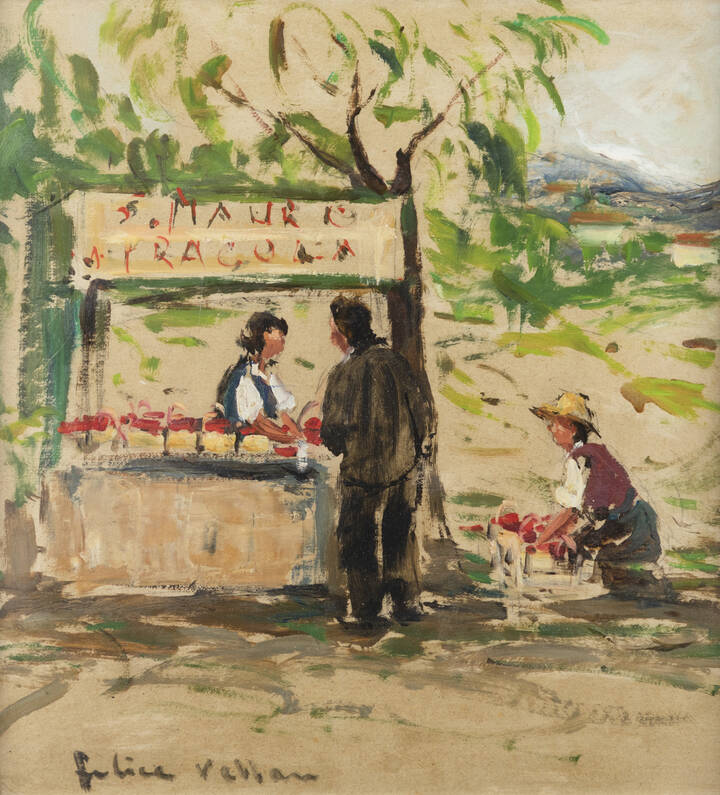 FELICE VELLAN - 'San Mauro - Fragole' 1965