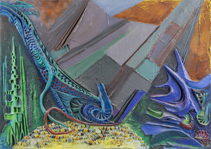 FRANCO ASSETTO - 'Paesaggio n. 3' 1963