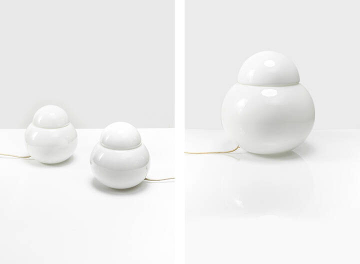 SERGIO ASTI - Tre lampade mod. Daruma