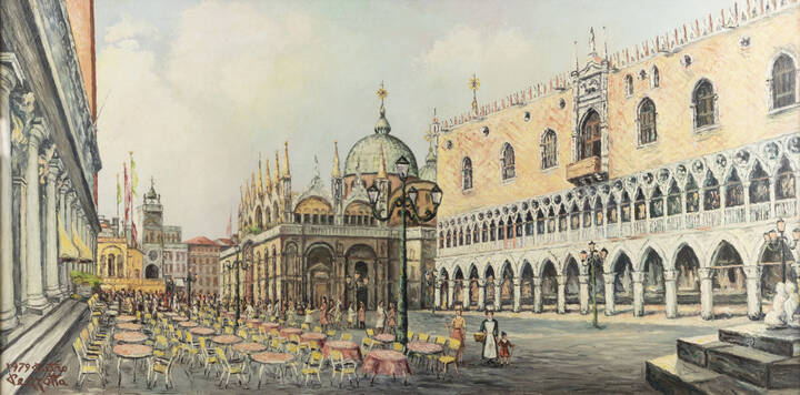 PIETRO PEZZOTTA - 'Venezia Piazza San Marco'