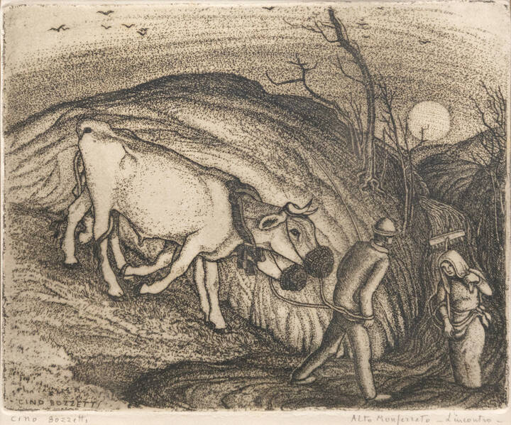 FRANCESCO (CINO) BOZZETTI - 'Alto Monferrato-l'incontro' 