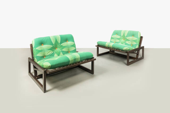 AFRA E TOBIA SCARPA - Coppia di sedie mod. Carlotta