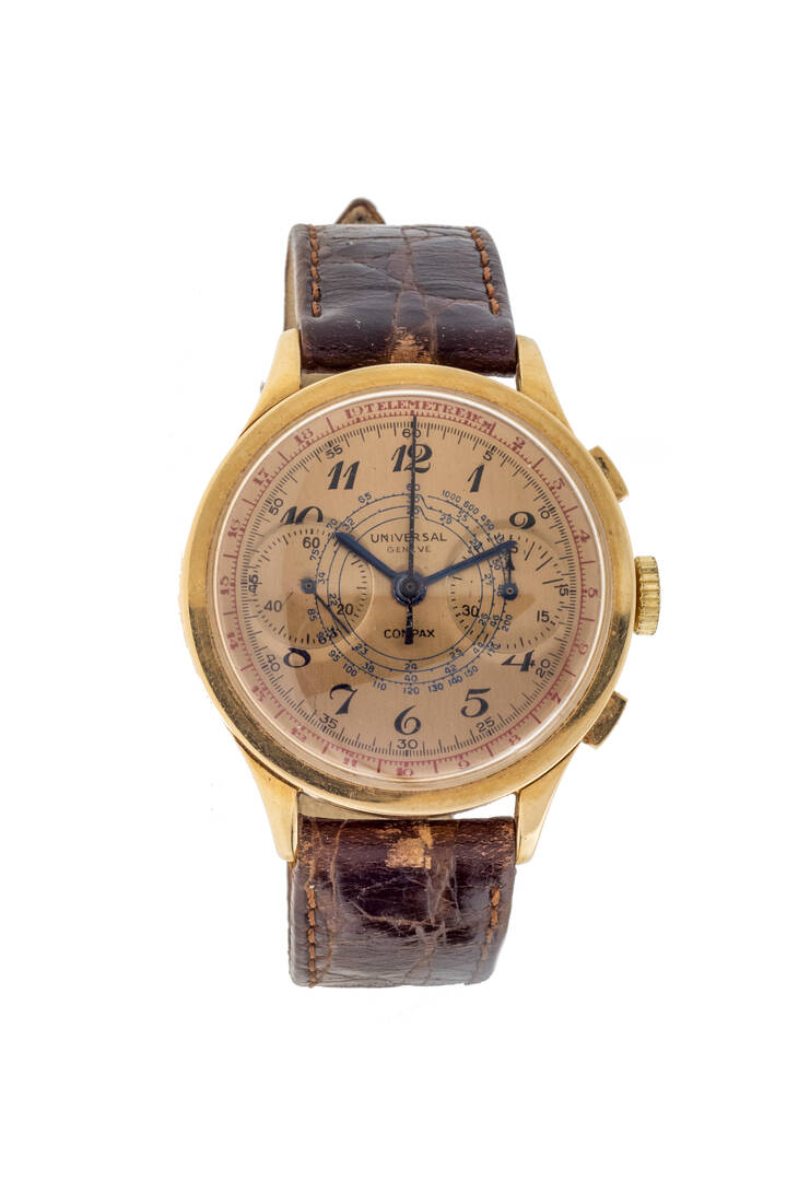 UNIVERSAL GENEVE - Mod. 'Cronografo', anni '50 