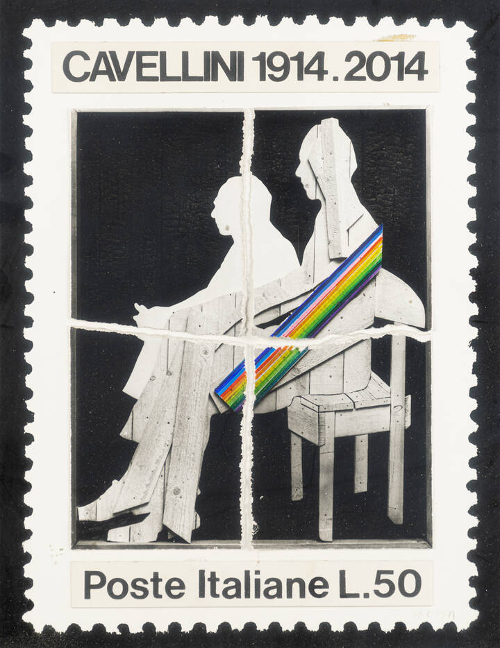 GUGLIELMO ACHILLE CAVELLINI - 'Poste Italiane L.50'