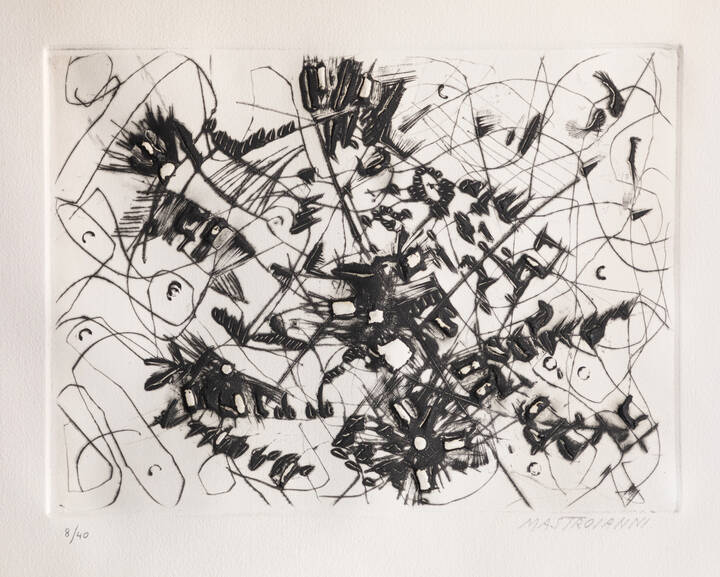 UMBERTO MASTROIANNI - 'Composizione'