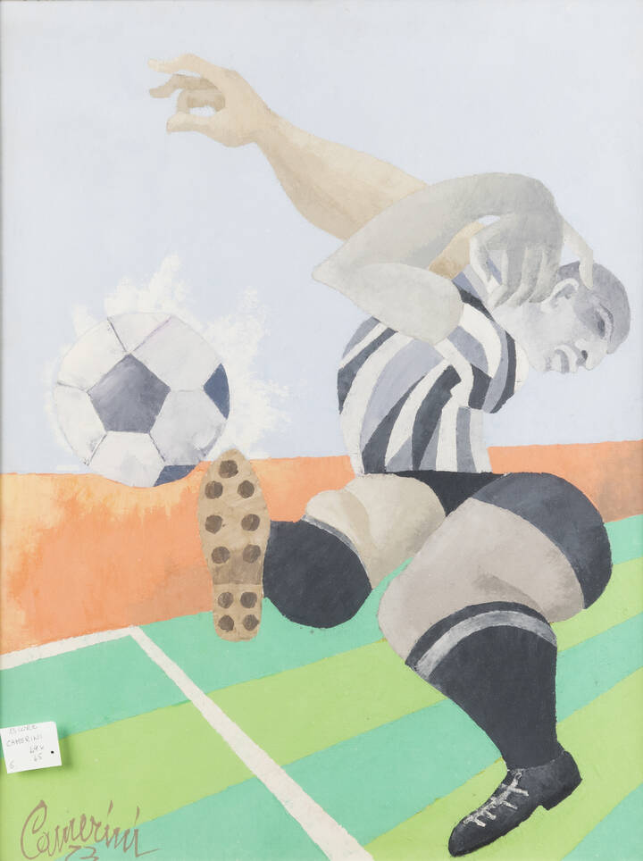 LAMBERTO CAMERINI - 'Il calciatore' 1973