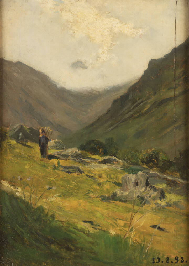 SCUOLA DI DELLEANI - 'Donna in montagna' 23.8.92