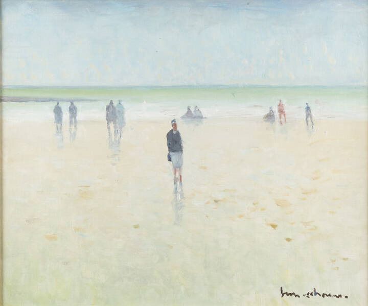 HENRY CAHOURS - 'La plage'