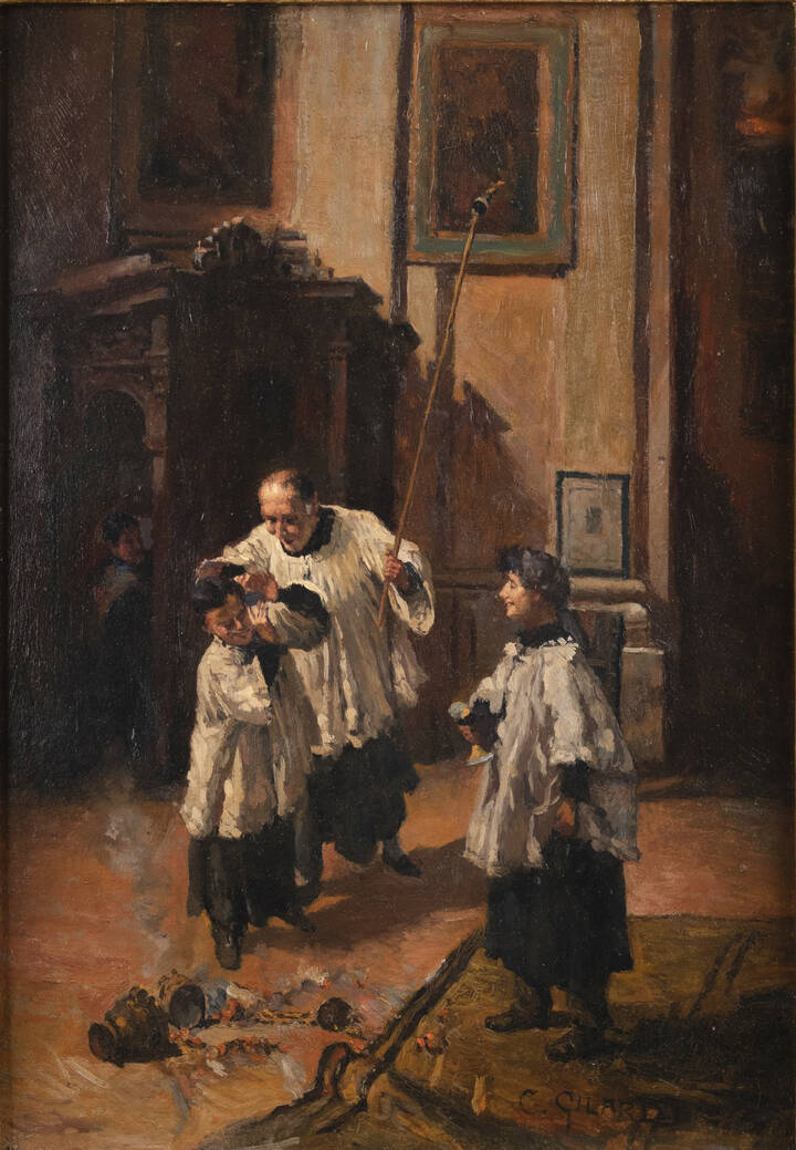 PIER CELESTINO GILARDI - 'Tirata d'orecchi (Sbadatacchio)' 