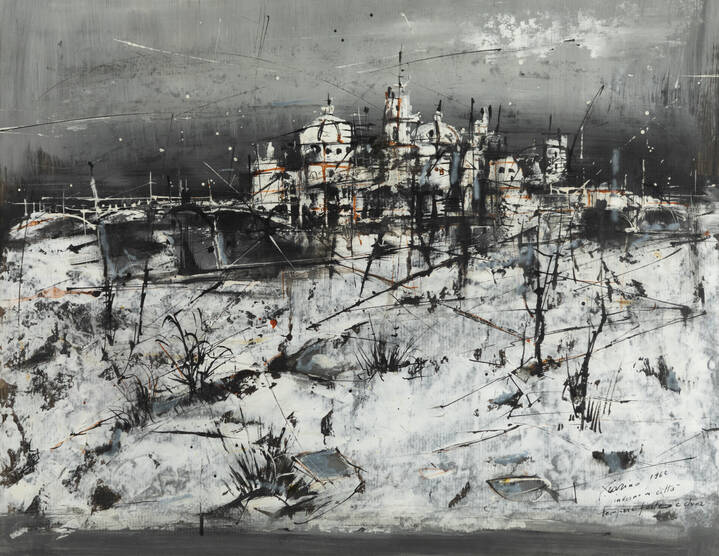 PIERO GARINO - 'Inverno in città' 1962