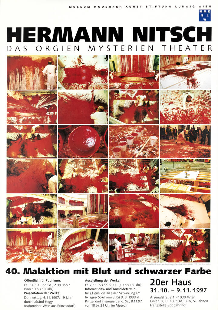 MANIFESTO - 'Hermann Nitsch das orgien mysterien theater'