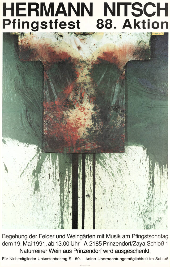 MANIFESTO - 'Hermann Nitsch Pfigstfest 88. Aktion'