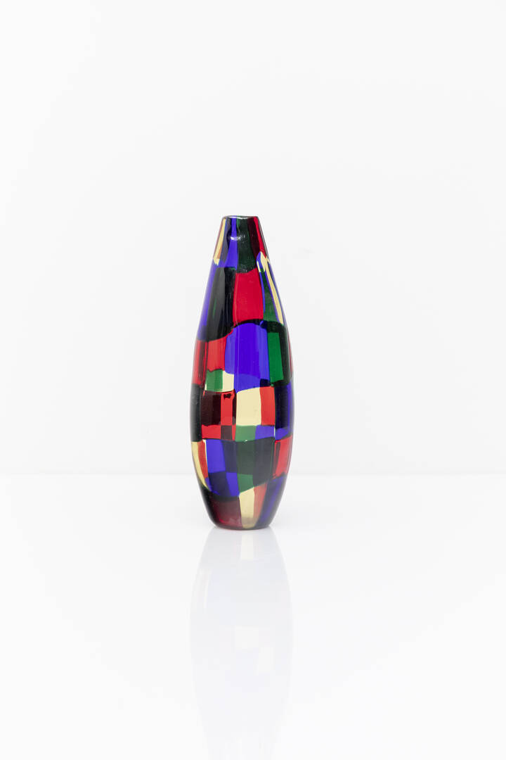 FULVIO BIANCONI - Vaso della serie Pezzati