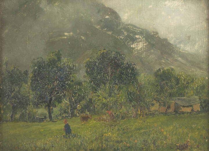 ROMOLO GARRONE - 'Valdieri (Il vecchio mulino)' 2 luglio 1948