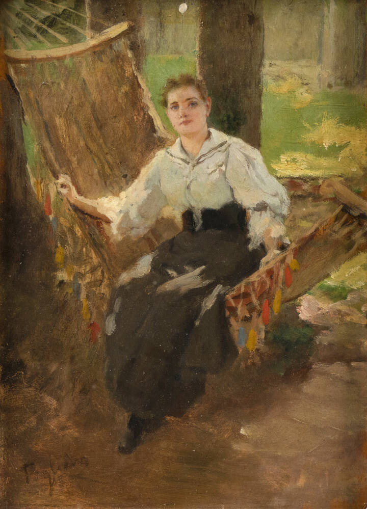 ELEUTERIO PAGLIANO - 'Sull'amaca'