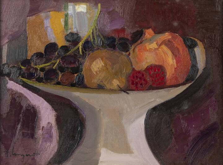 TRENTO LONGARETTI - 'Natura morta con l'uva' 1981