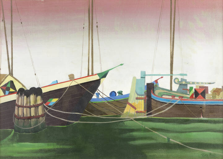 PINO PONTI - 'Barche e tartane'