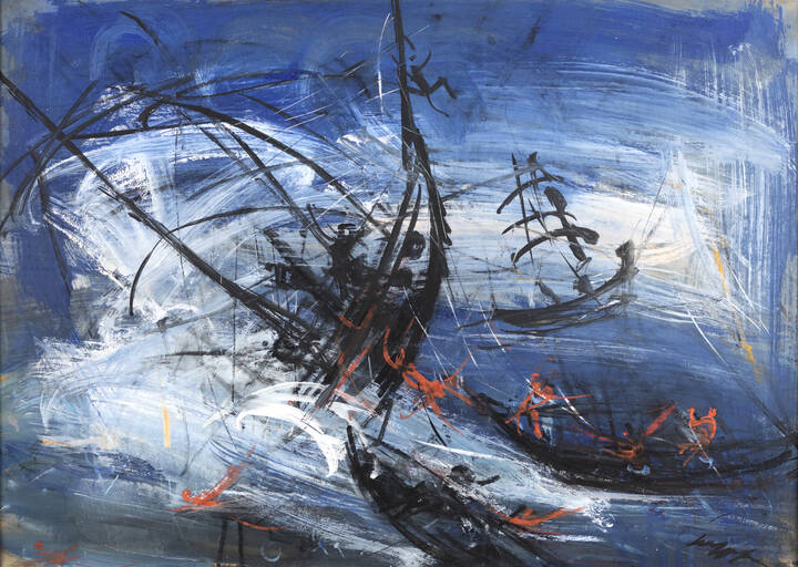 LUIGI SPAZZAPAN - 'Naufragio' 1945-1947