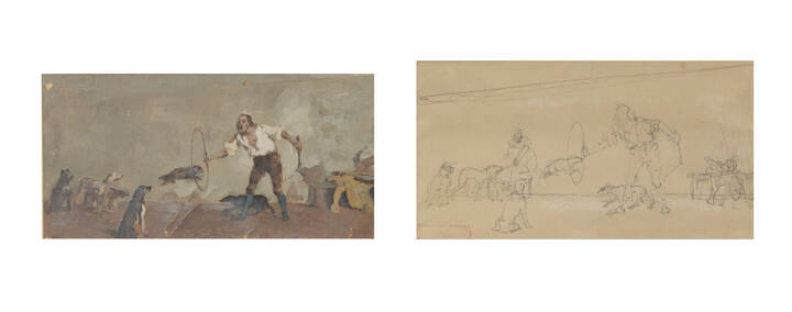 GIOVANNI BATTISTA QUADRONE - 'Salto del cane nel cerchio'<br>