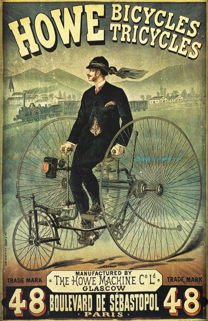 MANIFESTO - 'Howe bicycles tricycle'
