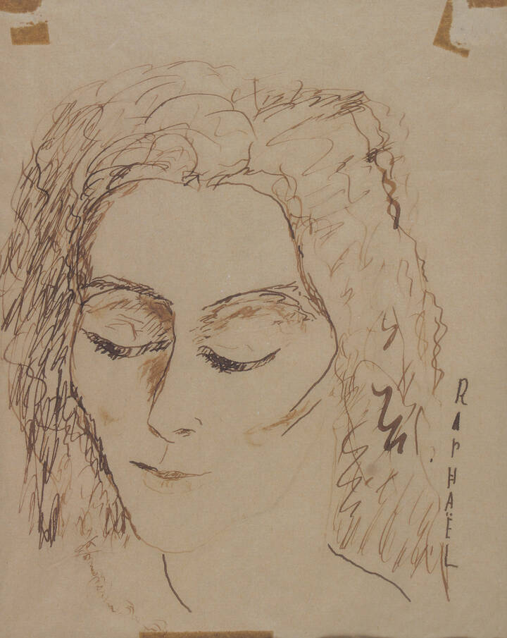 ANTONIETTA RAPHAEL MAFAI - 'Volto femminile'