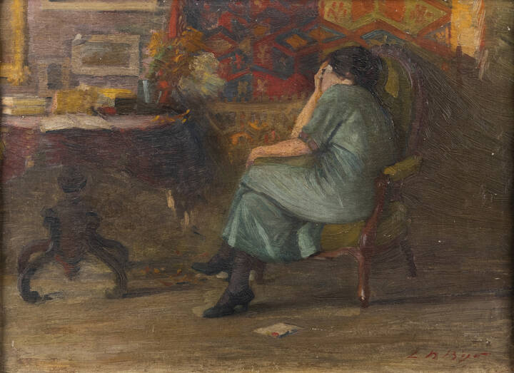 PITTORE NON IDENTIFICATO - 'Melanconia'