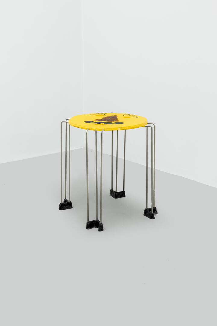 GAETANO PESCE - Tavolino della serie Triple Paly