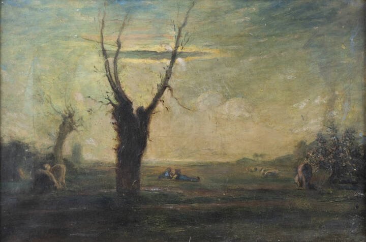 SCUOLA DI FONTANESI - 'Paesaggio'