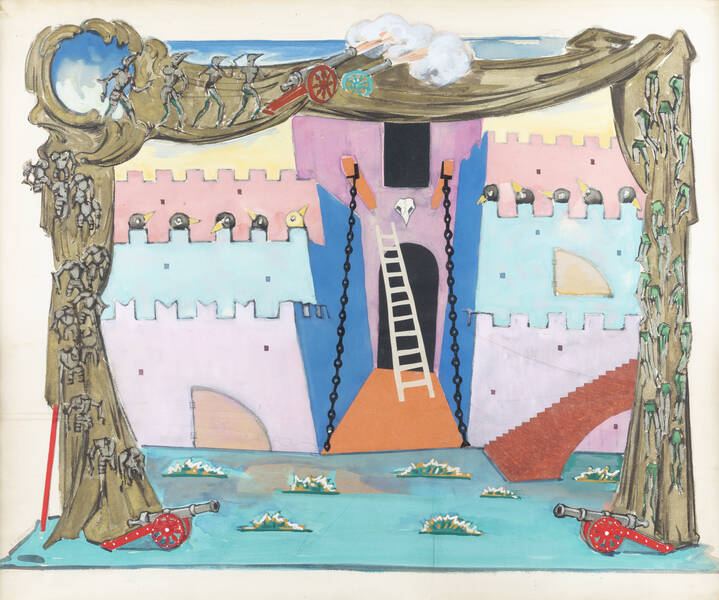 ITALO CREMONA - 'Scenografia per balletto' 