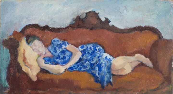 ITALO CREMONA - 'Danila sul sofà' 1944