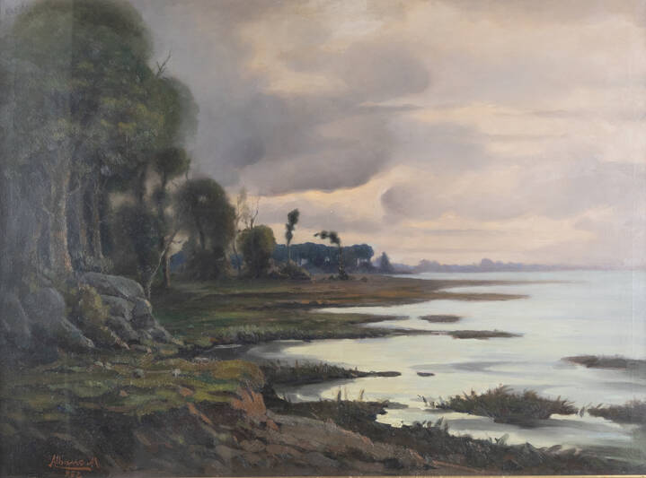 MARIO ALBANO - 'Paesaggio' 1952
