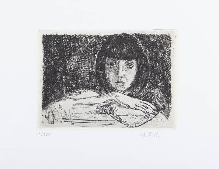 ITALO CREMONA - 'Ritratto di Nefer' 1963