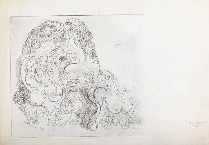 ITALO CREMONA - 'La Bionda scapigliata' 1966