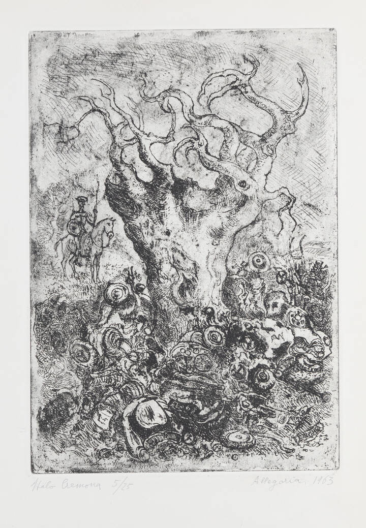 ITALO CREMONA - 'Allegoria' 1963