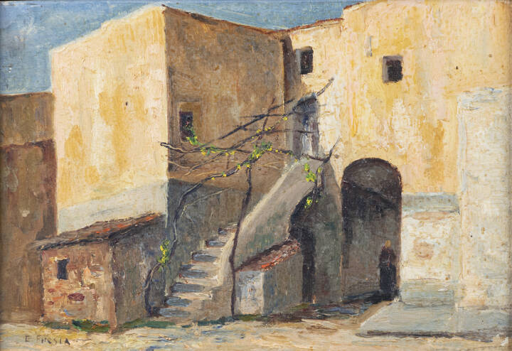 PITTORE NON IDENTIFICATO - 'Case'