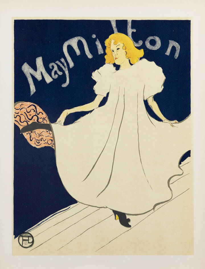 HENRY DE TOULOUSE.LAUTREC - 'May Milton'