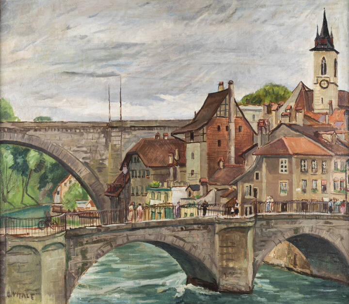 CARLO VITALE - 'Scorcio cittadino'