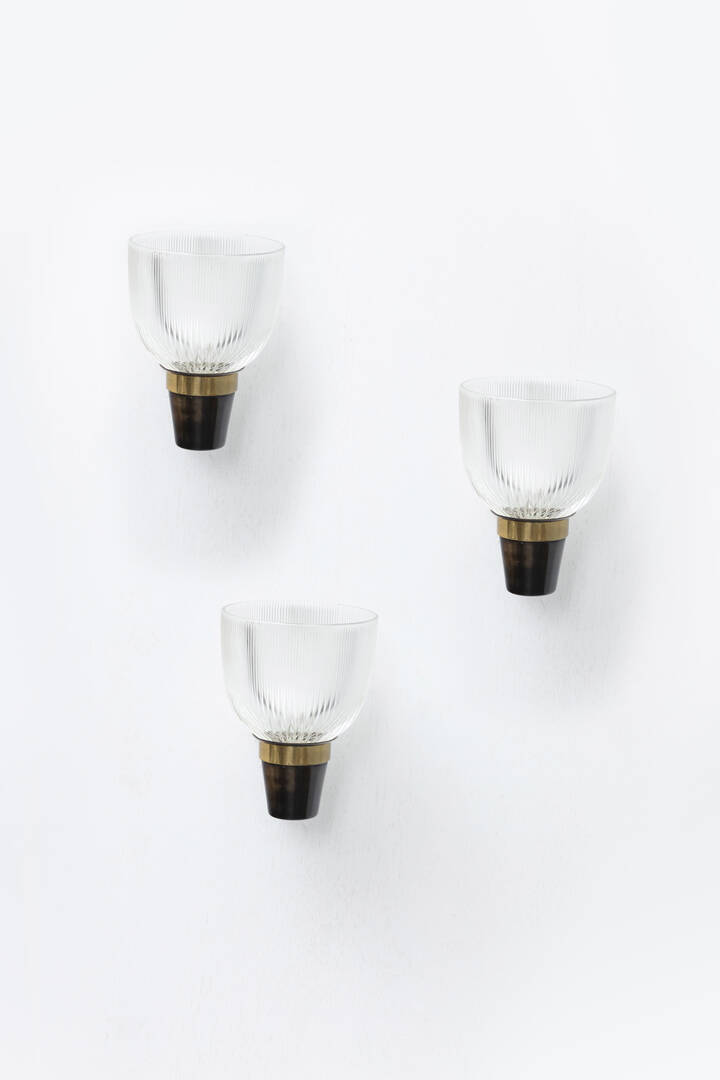 IGNAZIO GARDELLA - Tre lampade a parete mod. LP5