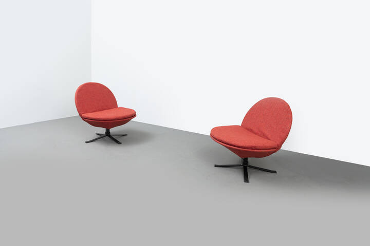 I.S.A - Coppia di poltrone mod. 380 Olimpia