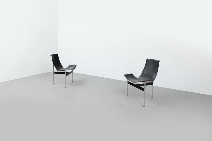 WILLIAM KATAVOLOS, ROSS LITTEL, DOUGLAS KELLEY - Coppia di sedie MOD. 3LC