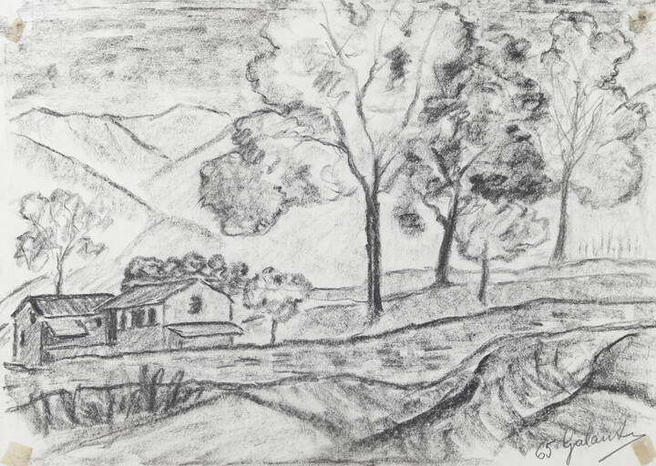 NICOLA GALANTE - 'Paesaggio' 1965