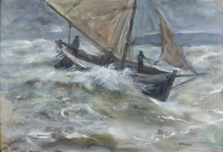 ALFREDO CATARSINI - 'Tempesta' 1950