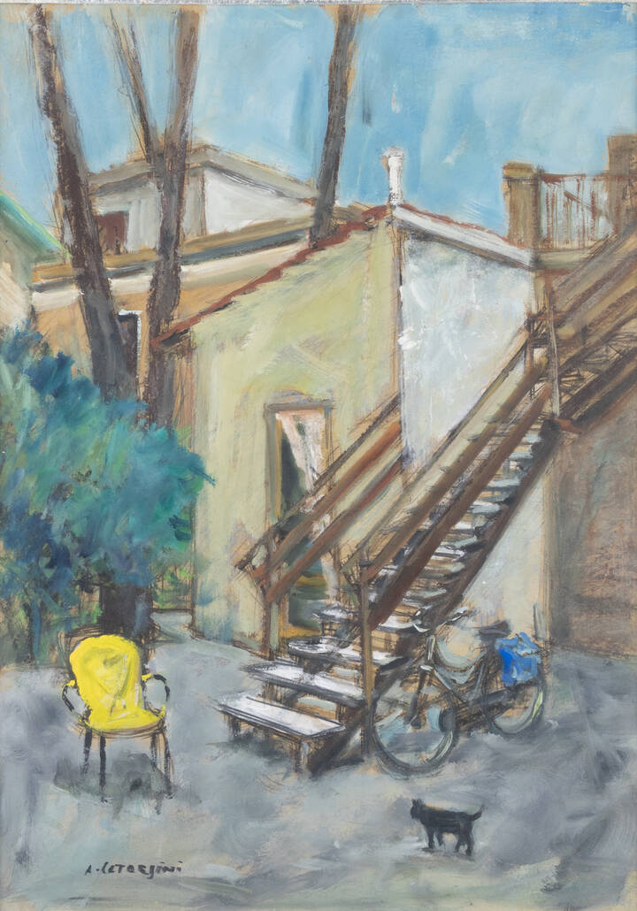 ALFREDO CATARSINI - 'La casa del pittore' 1960